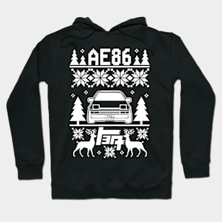 Retro Ride Christmas Edition Ugly Design Hoodie